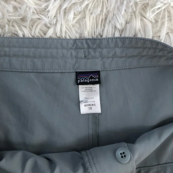 Patagonia Women’s T9 Inter-Continental Hideaway Skirt Low Tide Blue Size 10 - Picture 5 of 6